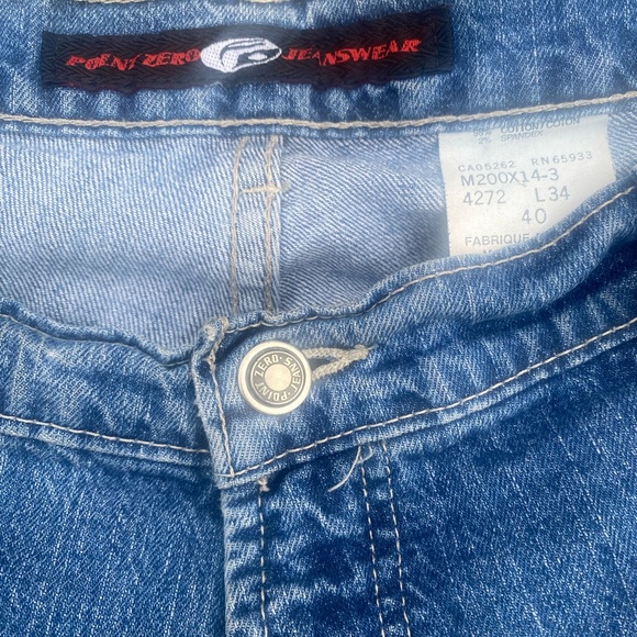 Point Zero 34x40 Embroidered denim - Picture 3 of 4